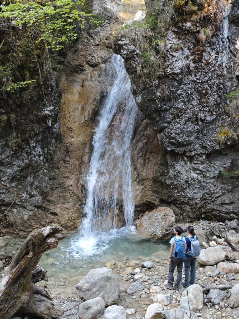 Der erste Wasserfall in der Schleifmühlklamm