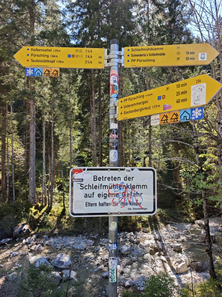 Schleifmühlklamm Wanderung